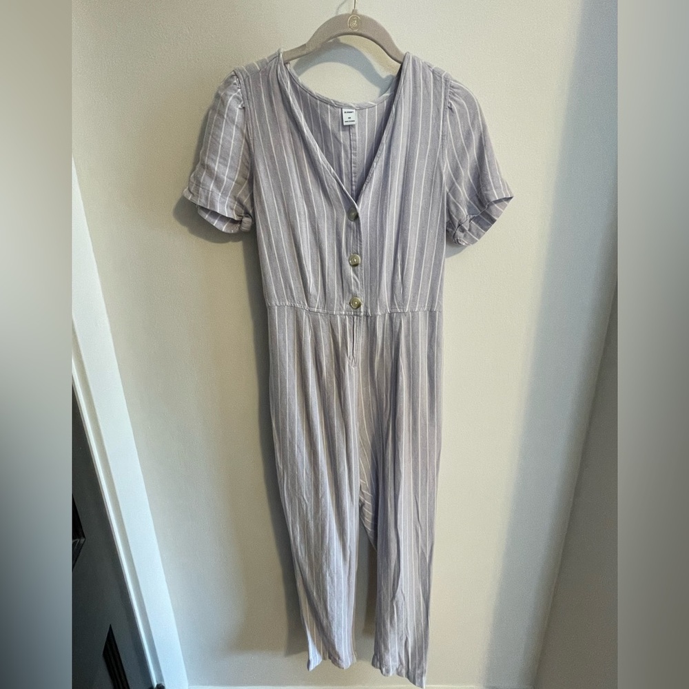 Old navy striped jumpsuit